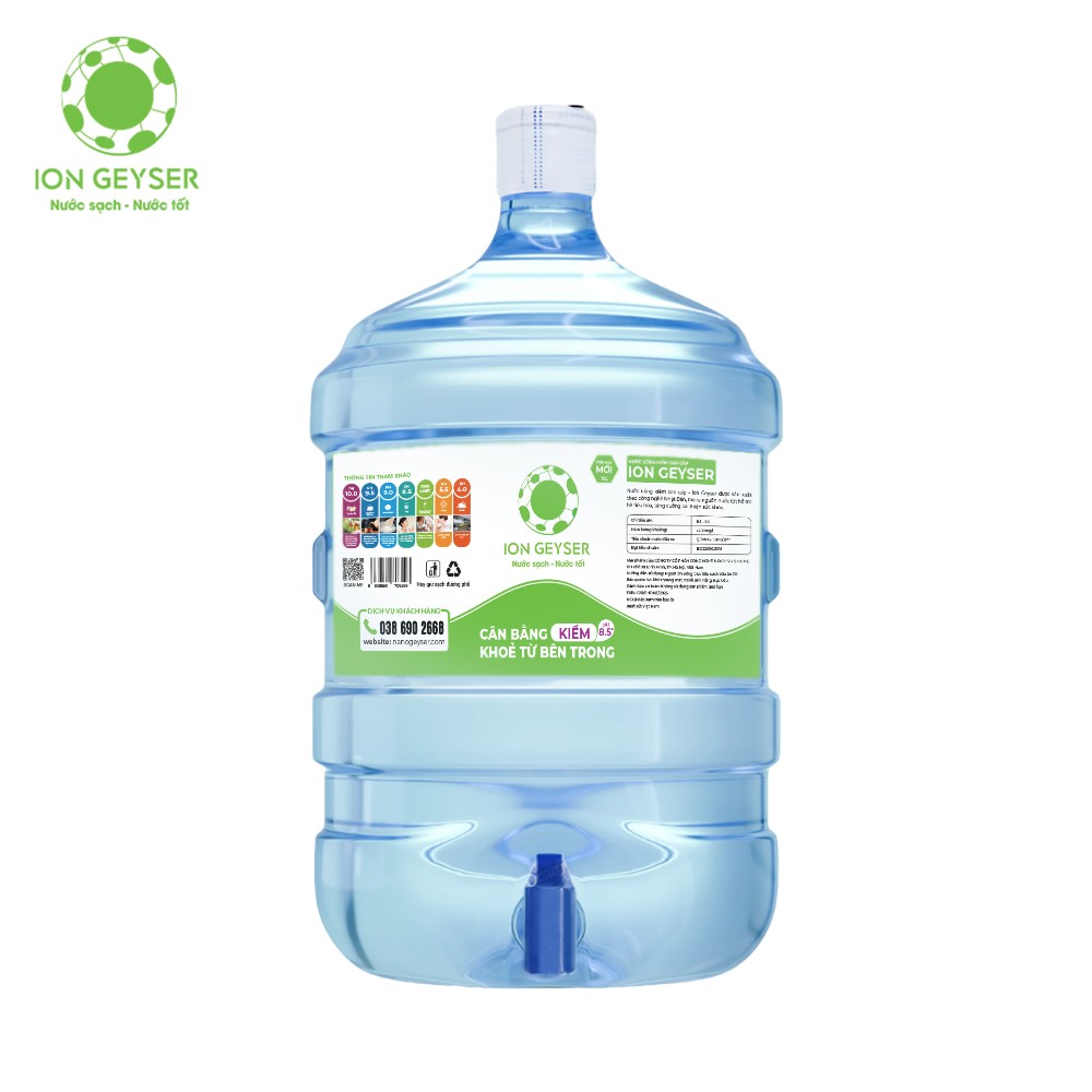 Nước Kiềm Cao Cấp Ion Geyser Bình 19L IG-19L