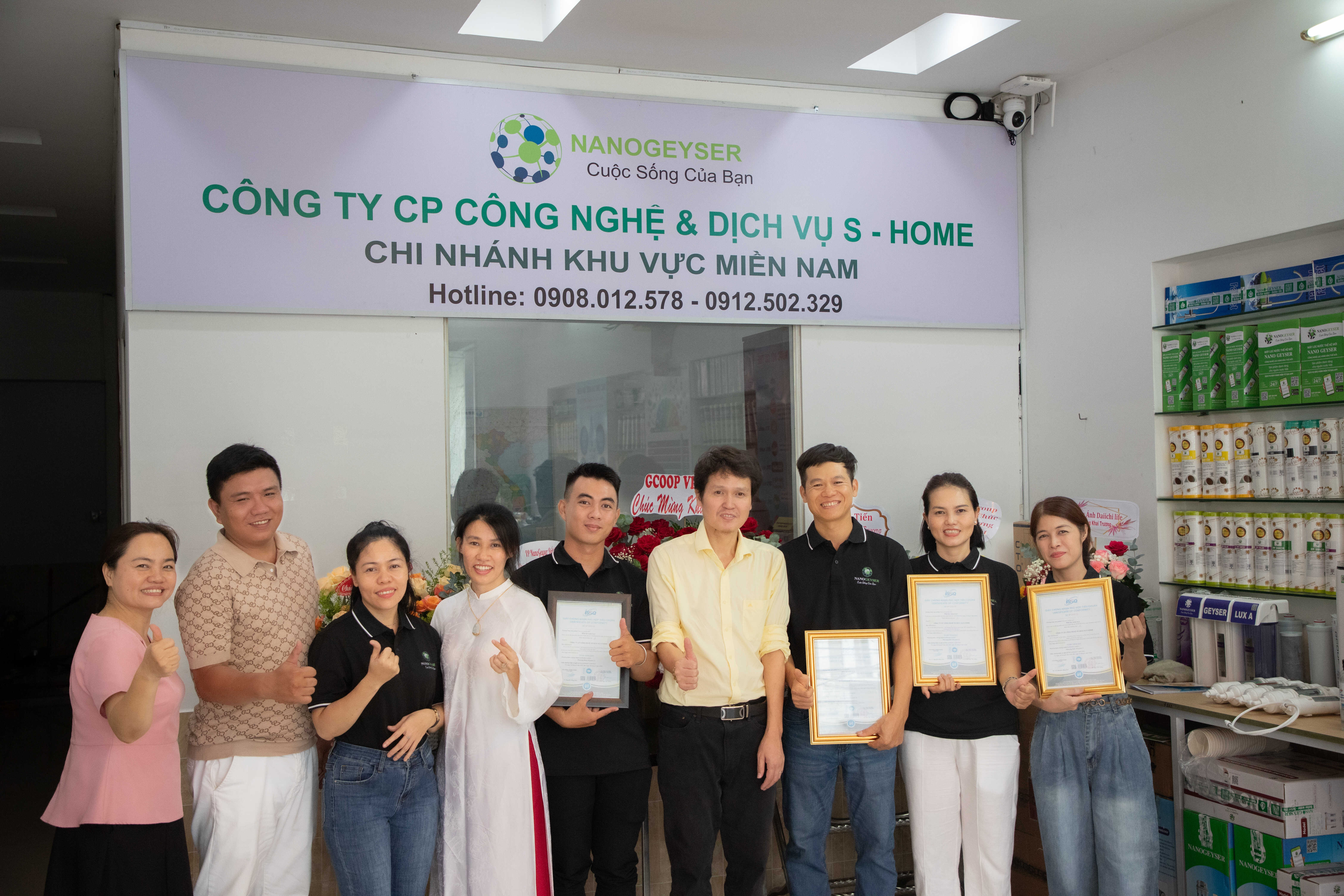 Nano Geyser khai trương chi nhánh mới tại TP. Hồ Chí Minh